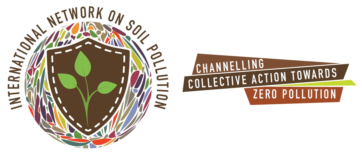 logo international network on soil pollution