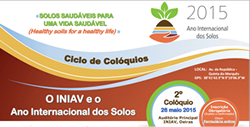  Ciclo de Colóquios organizados pelo INIAV para assinalar ao Ano Internacional do Solo